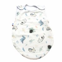 Sac de dormit din muselina, Leu, 3-6 luni, Baltic Bebe