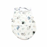 Sac de dormit din muselina, Leu, 6-12 luni, Baltic Bebe
