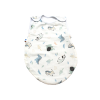 Sac de dormit din muselina, Leu, 6-12 luni, Baltic Bebe