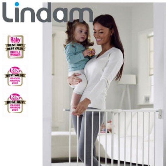 Extensie alba pentru poarta, 28 cm, Lindam 486165