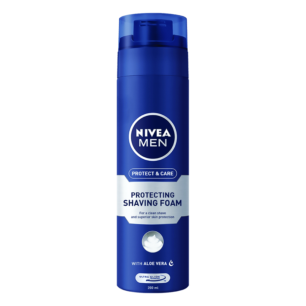 Spuma de ras Protect&Care, 200 ml, Nivea Men