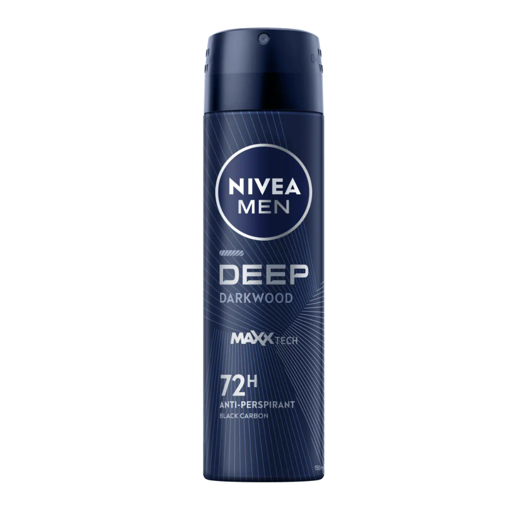 Deodorant spray Deep DarkWood, 150 ml, Nivea Men