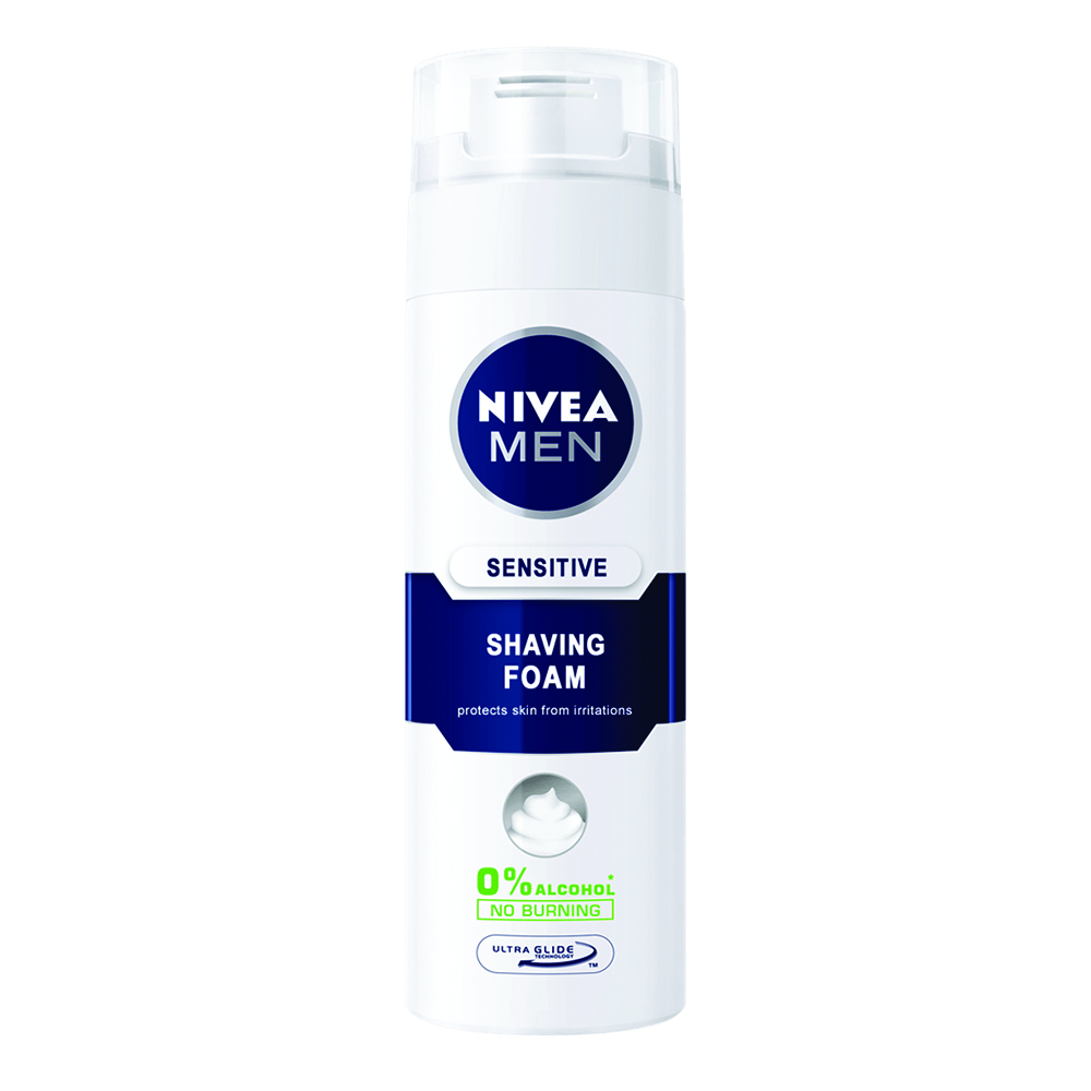 Spuma de ras pentru ten sensibil, 200 ml, Nivea Men