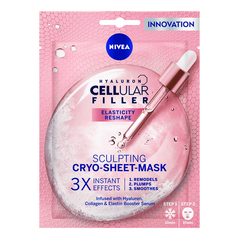 Masca tip servetel Sculpting Cryo-Sheet-Mask, 1 bucata, Nivea