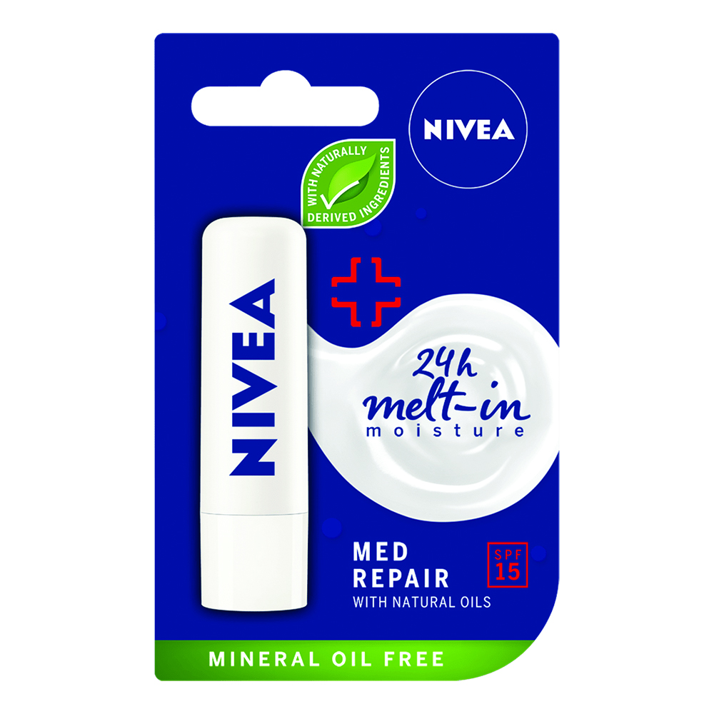 Balsam de buze Med Repair, 4.8 g, Nivea