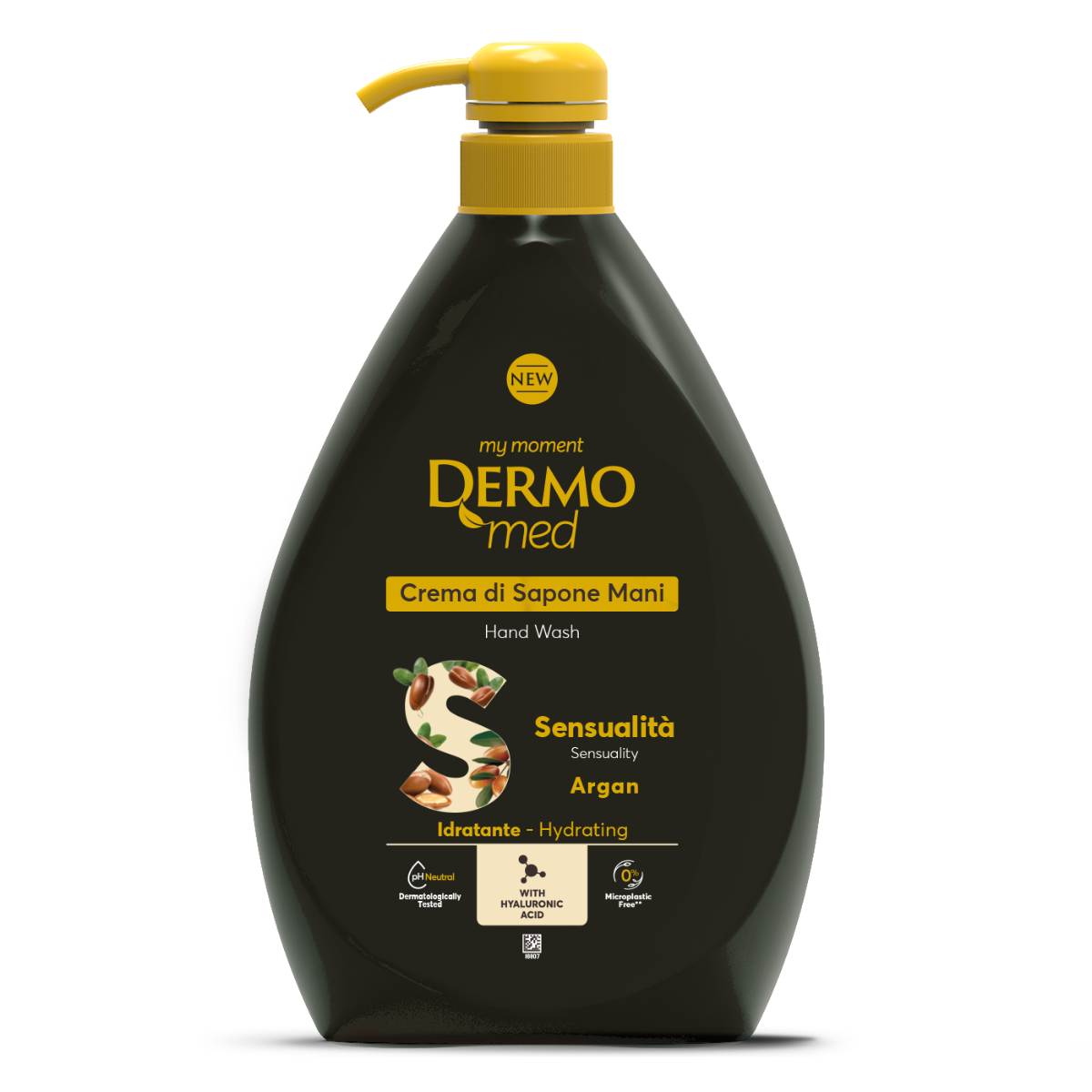 Sapun lichid cu ulei de Argan, 1000 ml, Dermomed