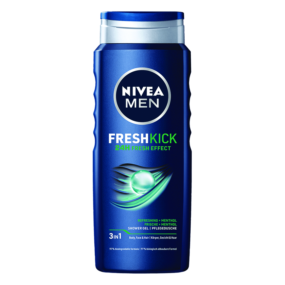 Gel de dus Fresh Kick, 500 ml, Nivea Men