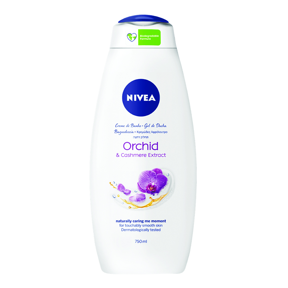 Gel de dus Orchid & Cashmere Extract, 750 ml, Nivea