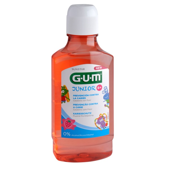 Apa de gura Junior 6 ani+, 300 ml, Sunstar Gum