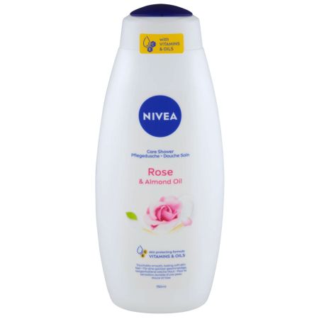 Gel de dus Rose & Almond Oil, 750 ml, NIvea