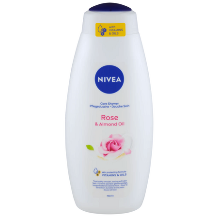 Gel de dus Rose & Almond Oil, 750 ml, NIvea
