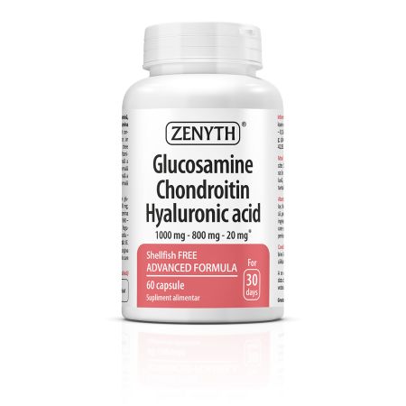 Glucosamine Chondroitin Hyaluronic Acid, 60 capsule, Zenyth