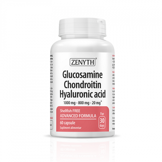 Glucosamine Chondroitin Hyaluronic Acid, 60 capsule, Zenyth