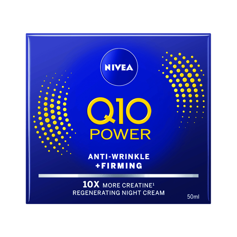 Crema anti-rid de noapte Q10 Power, 50 ml, Nivea