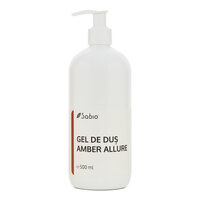 Gel de dus natural cu Amber Allure, 500 ml, Sabio