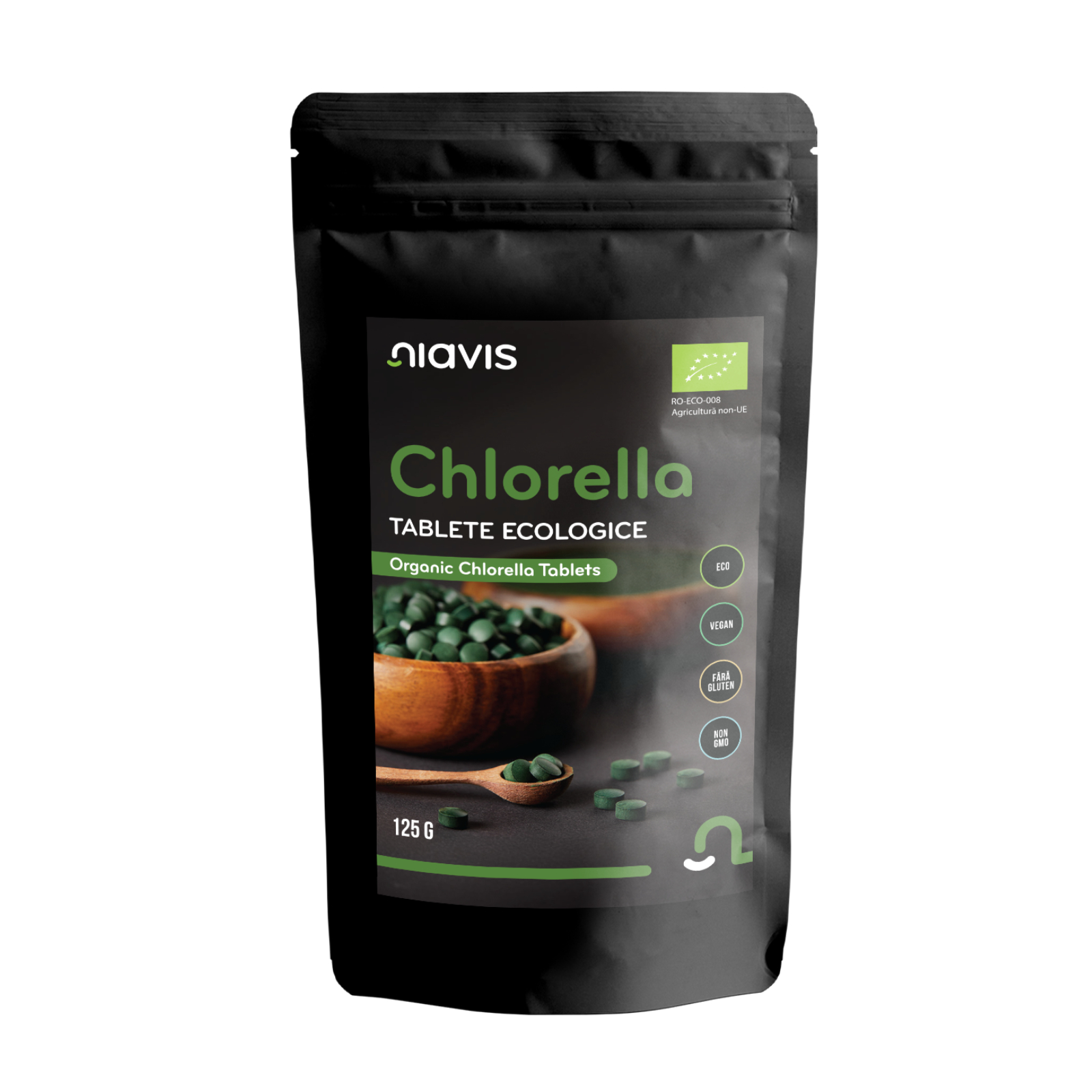 Chlorella tablete Bio, 125g, Niavis Bio