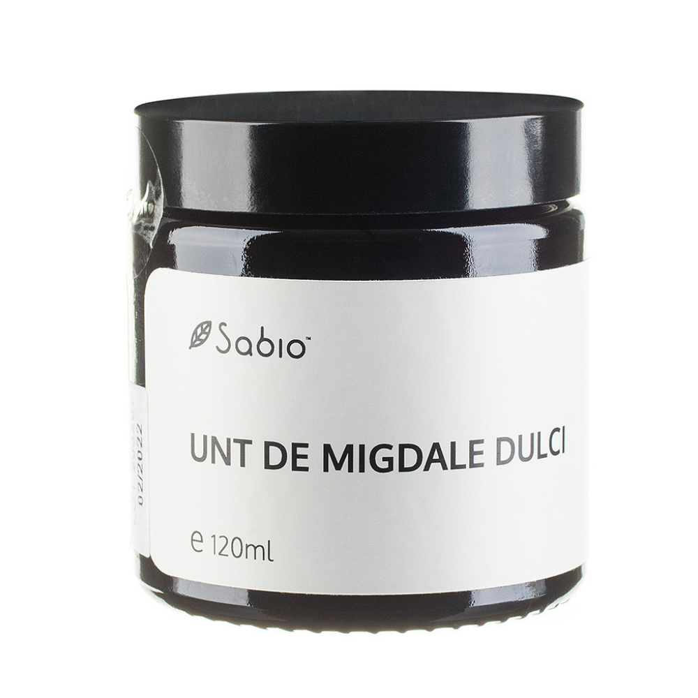 Unt de migdale dulci, 120ml, Sabio