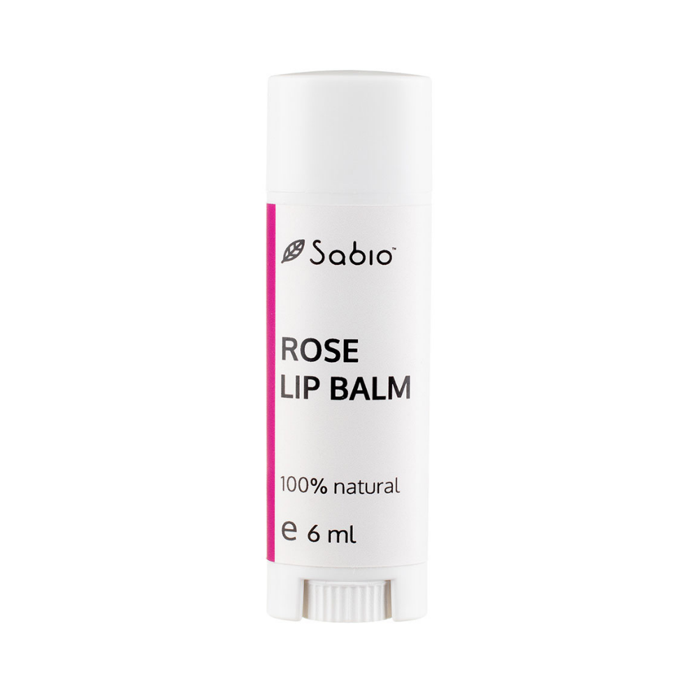 Balsam de buze Rose, 6 ml, sabio