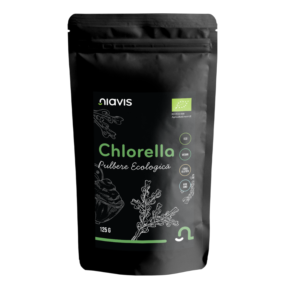 Chlorella pulbere Bio, 125g, Niavis Bio