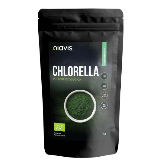 Chlorella pulbere Bio, 125g, Niavis Bio