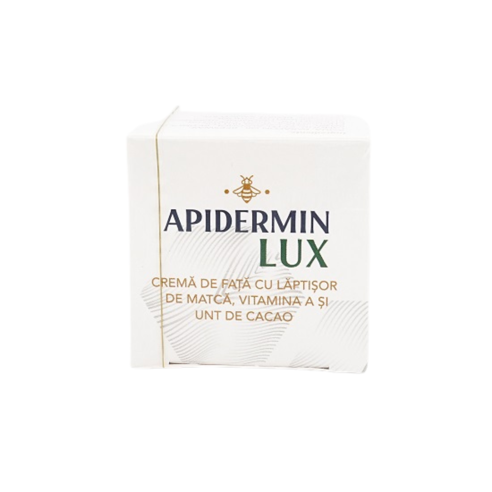 Crema de fata cu laptisor de matca Apidermin Lux, 50 ml, Complex Apicol Veceslav