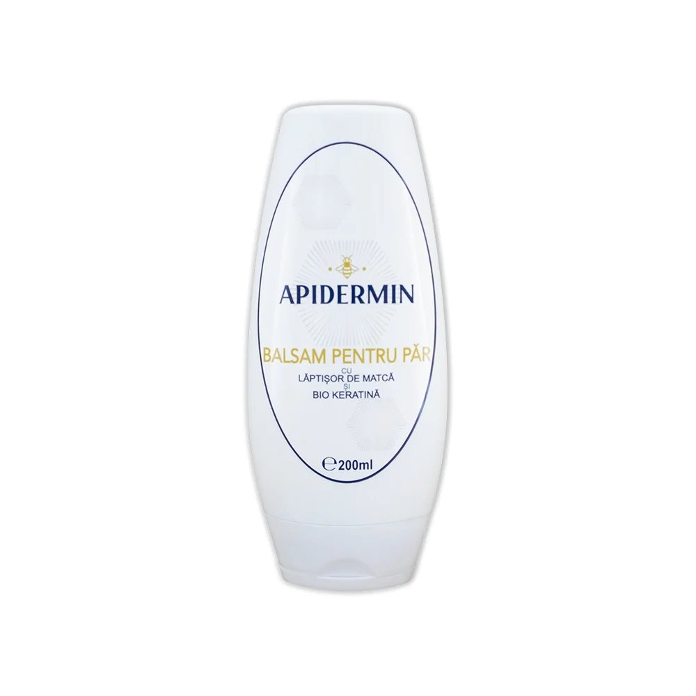Balsam regenerant pentru par, 200 ml, Apidermin