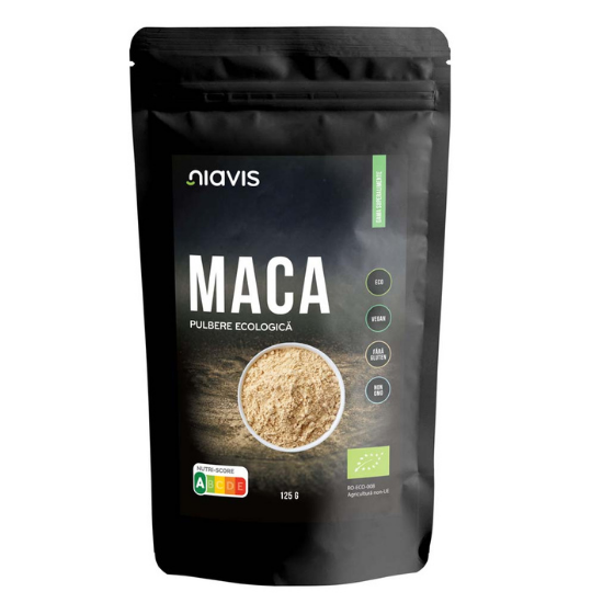 Maca pulbere Bio, 125 g, Niavis Bio