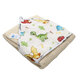 Prosop cu capison, 80x90 cm, Crem cu Dragoni, Baltic Bebe 486542