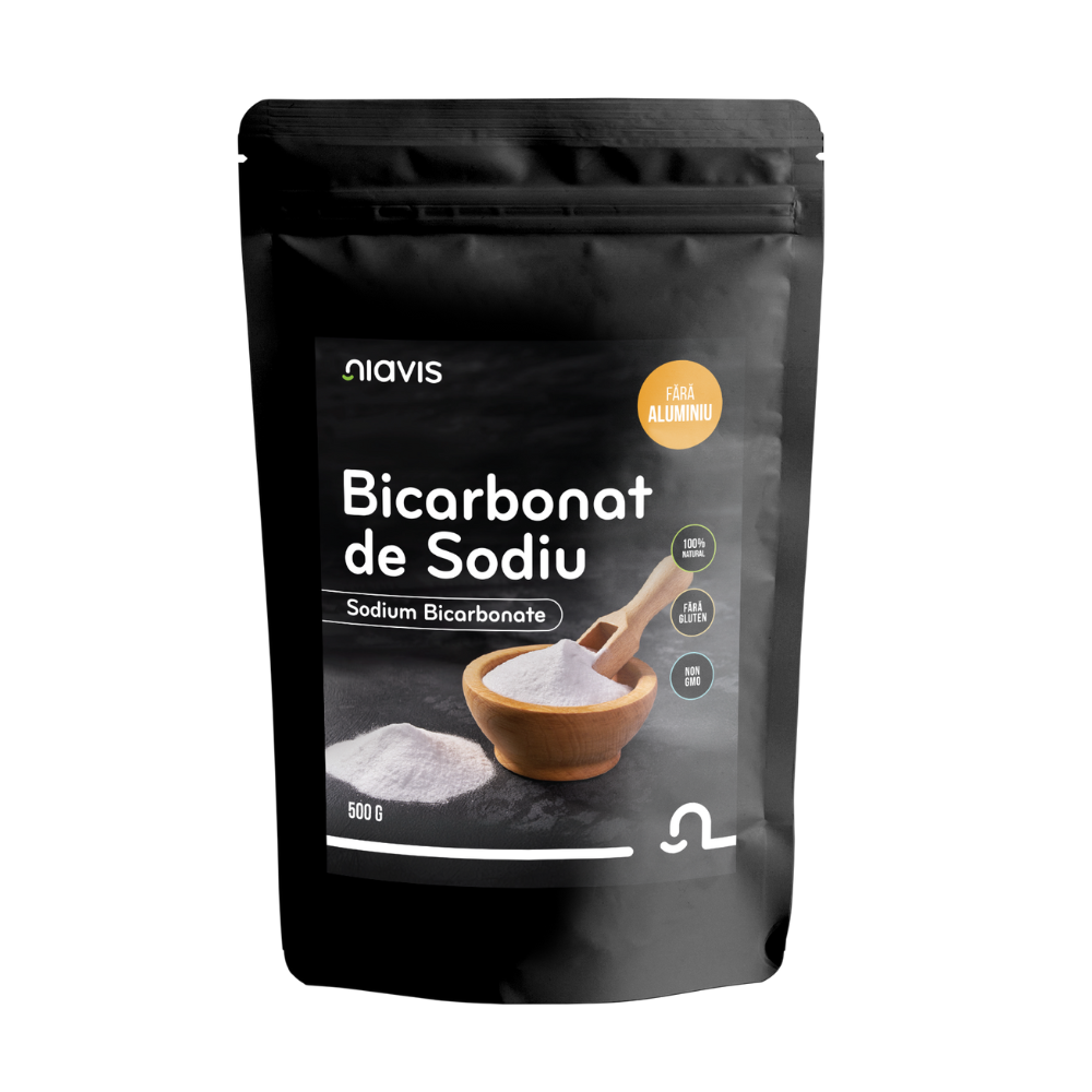 Bicarbonat de sodiu, 500 gr, Niavis Bio