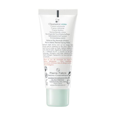Crema calmanta piele cu tendinta acneica Cleanance Hydra, 40 ml, Avene 608200
