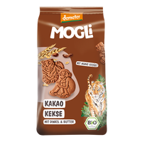 Biscuiti cu cacao bio, 125 g, Tigru, Mogli