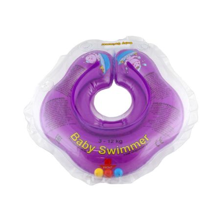 Colac de gat cu zornaitoare, diverse culori, 0-24 luni, Baby Swimmer, 486583