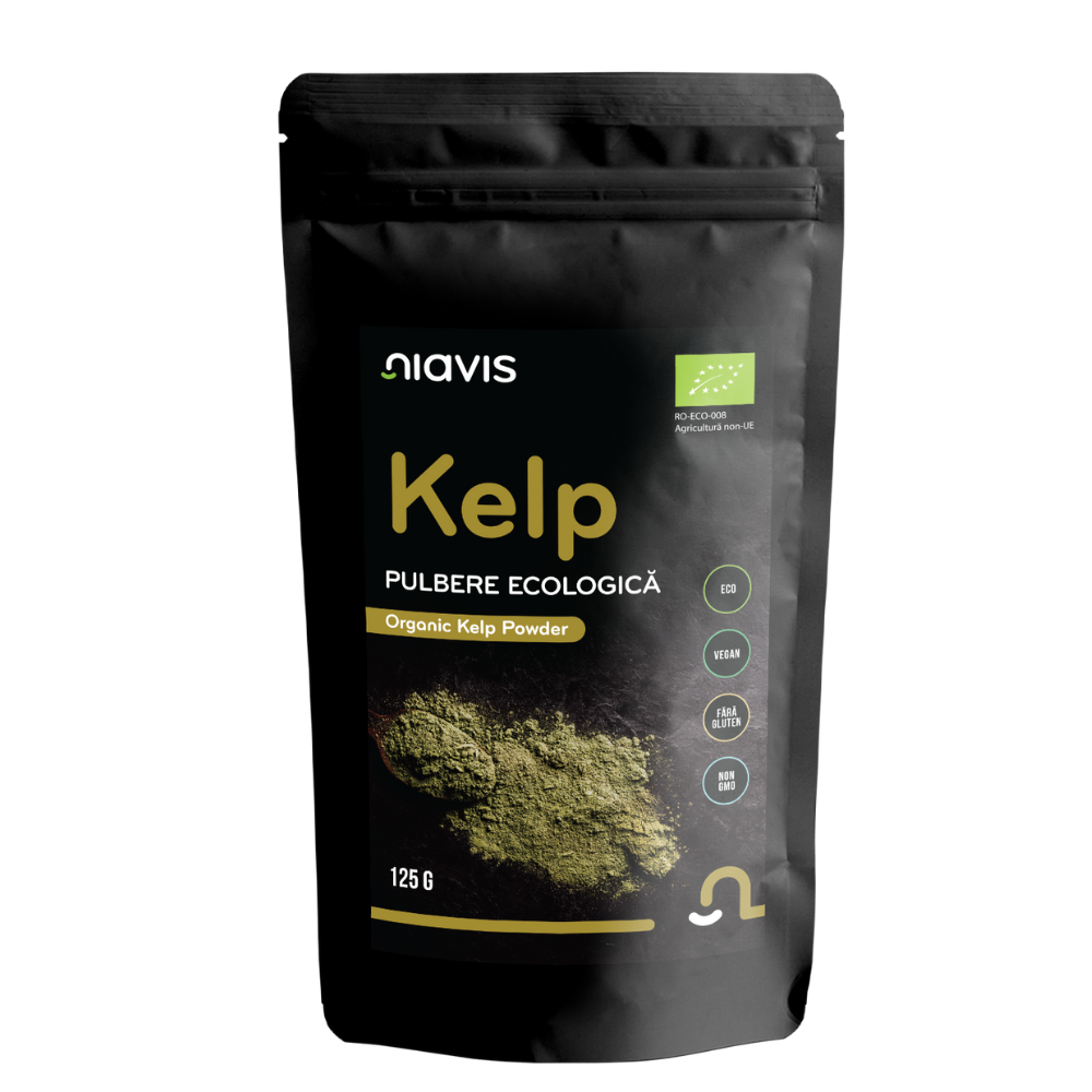 Kelp pulbere Bio, 125 g, Niavis Bio