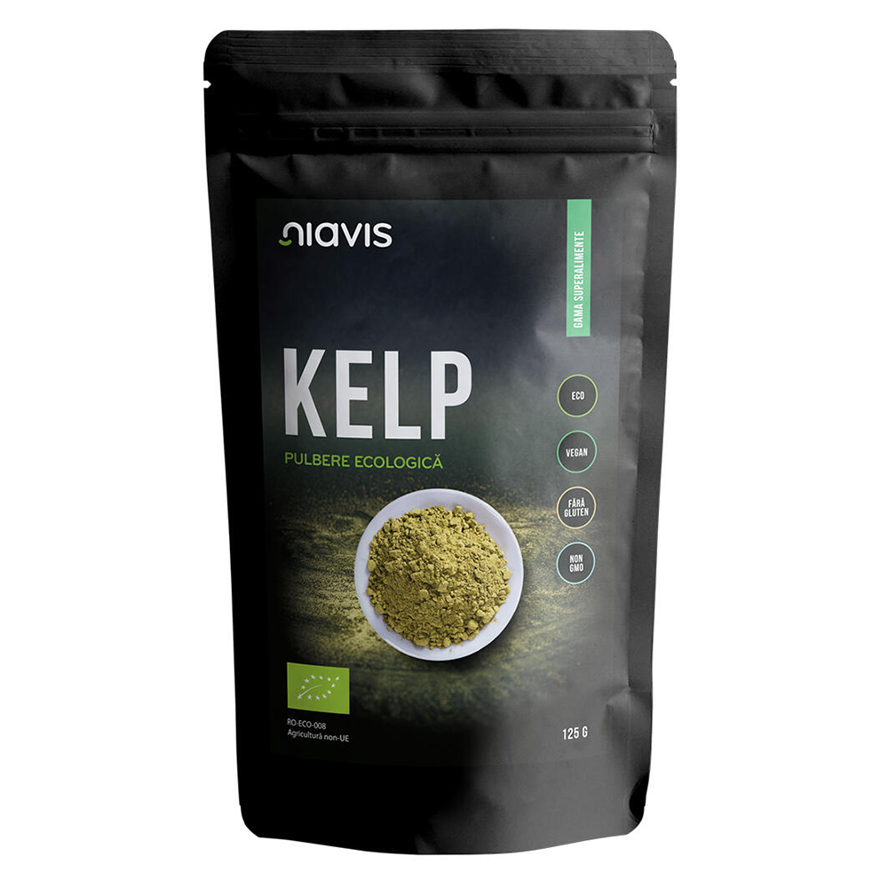 Kelp pulbere Bio, 125 g, Niavis Bio