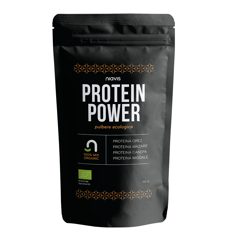 Pulbere Protein Power Bio, 125 g, Niavis Bio