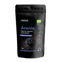 Aronia fructe uscate Raw Bio, 125 g, Niavis Bio