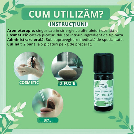 Ulei esential de Busuioc Tropical Bio Tropical Bio, 10 ml, Born to Bio 673723