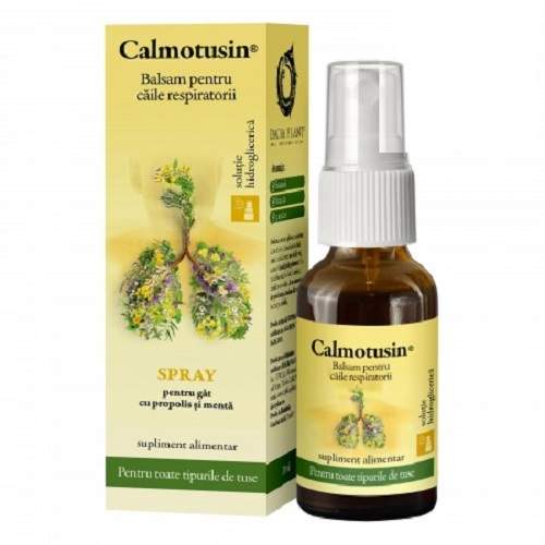 Calmotusin spray, 20 ml, Dacia Plant