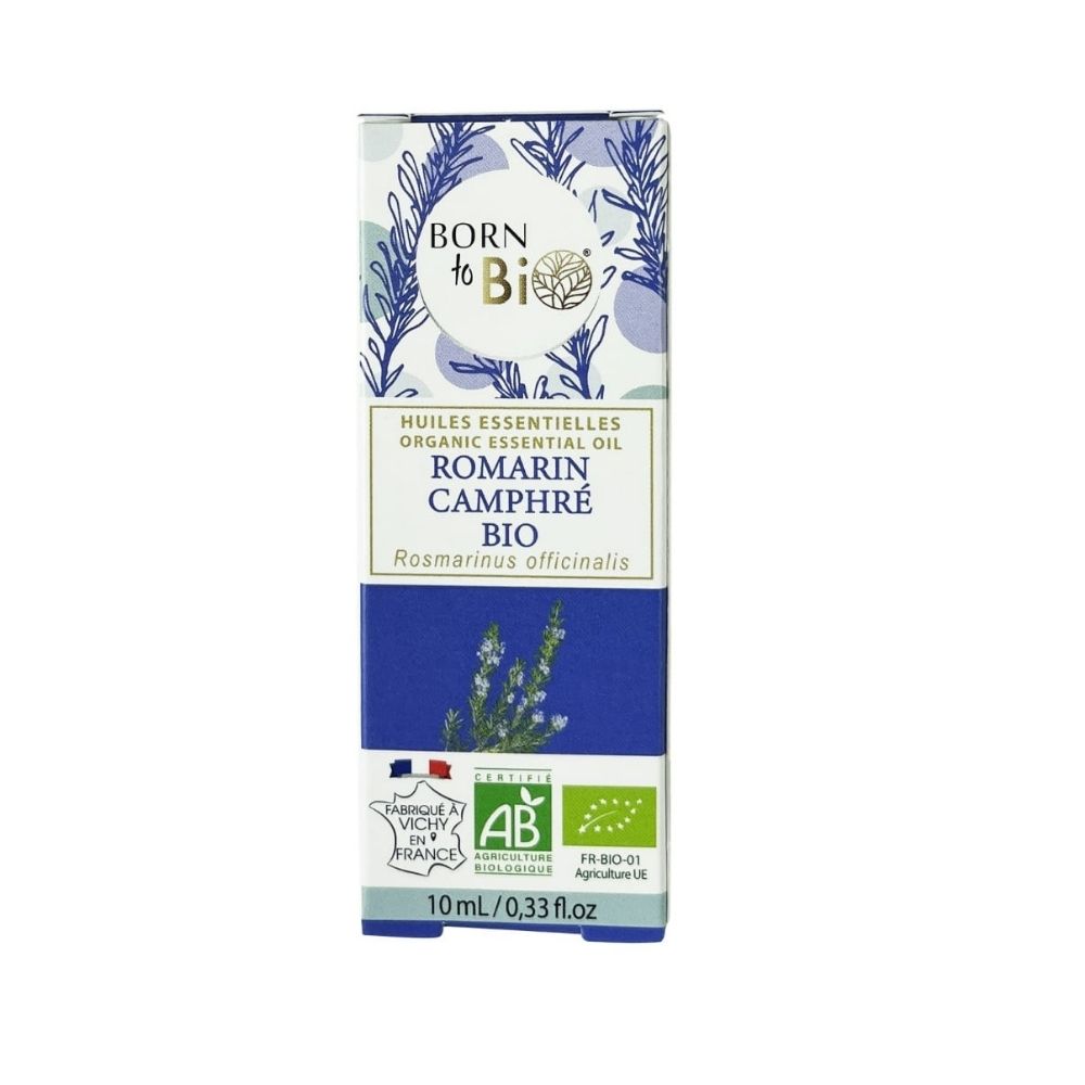 Ulei esential de Rozmarin Camforat Bio, 10 ml, Born to Bio