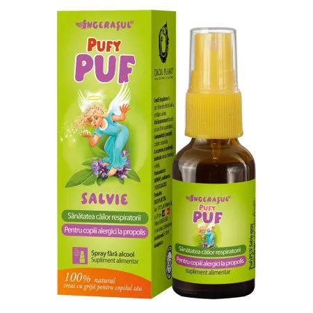 Spray cu Salvie PufyPuf, 20 ml, Dacia Plant