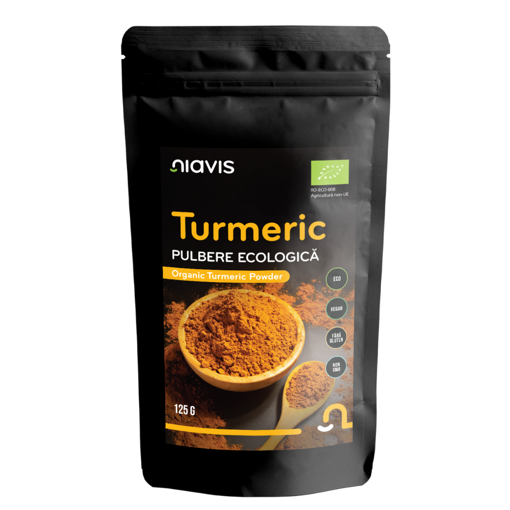 Turmeric pulbere Bio, 125 g, Niavis Bio