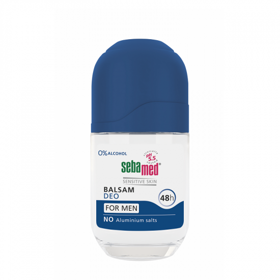 Deodorant balsam roll-on pentru barbati, 50 ml, Sebamed