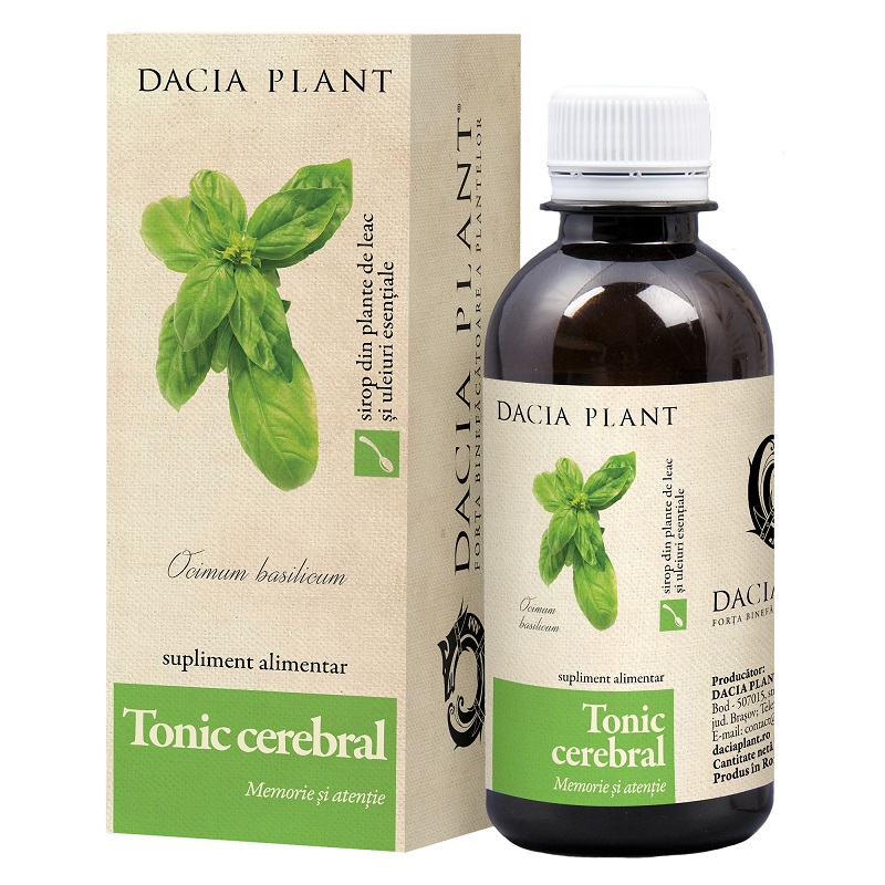 Sirop tonic cerebral, 200 ml, Dacia Plant