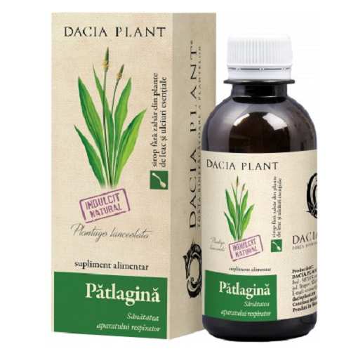 Sirop de patlagina, 200 ml, Dacia Plant