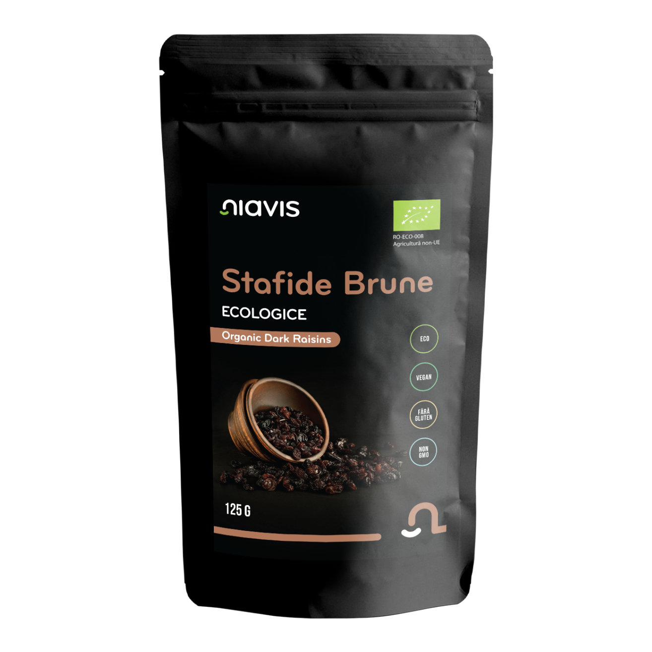Stafide brune Bio, 125 g, Niavis Bio