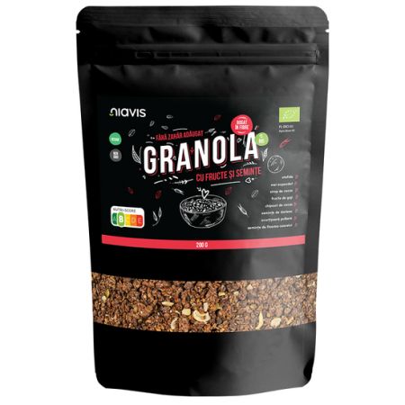 Granola ecologica cu fructe si seminte