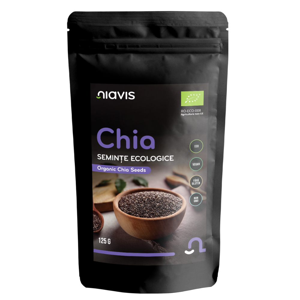 Seminte de chia Bio, 125 g, Niavis Bio