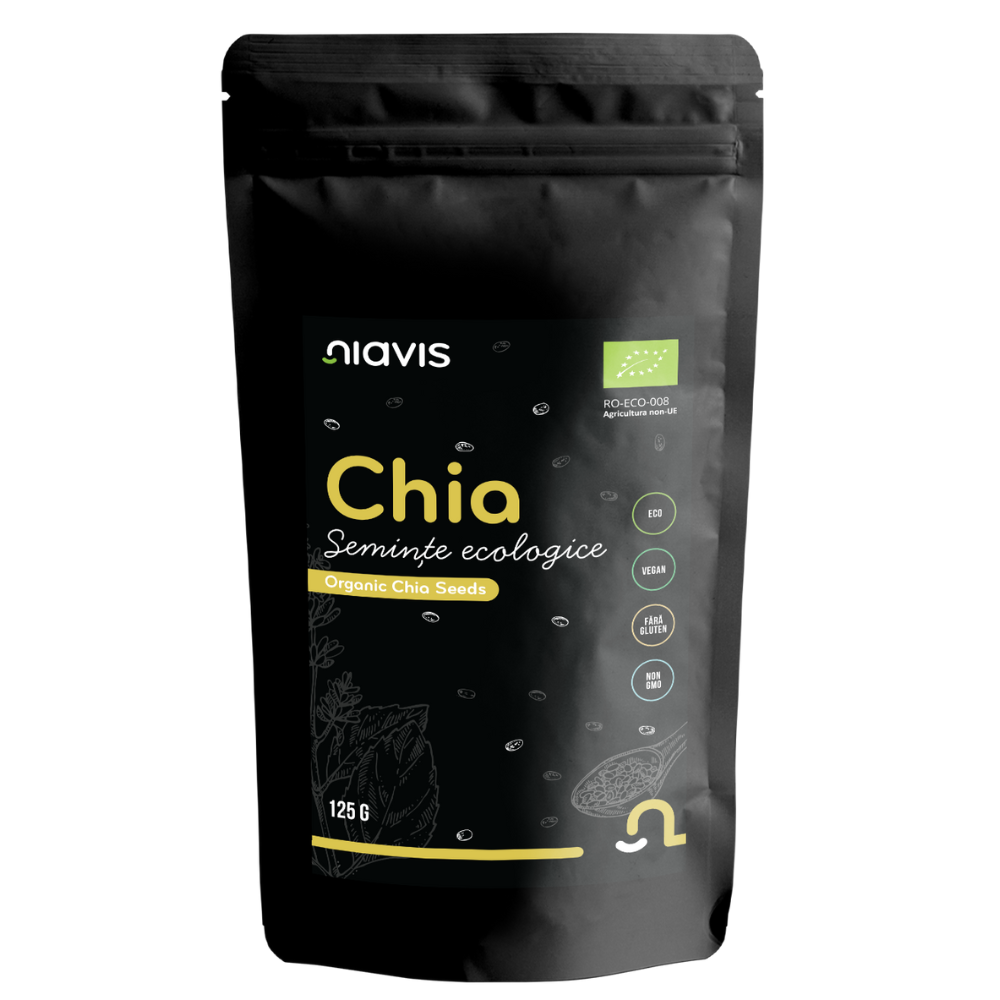 Seminte de chia Bio, 125 g, Niavis Bio