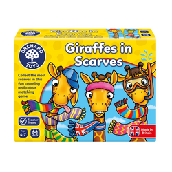 Joc educativ Girafele cu fular, 3 ani+, Orchard