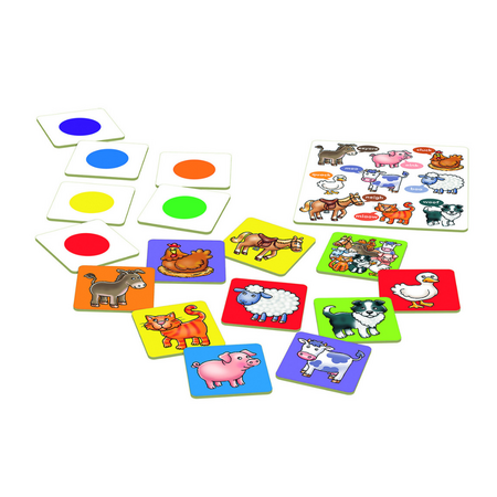 Joc educativ Moo, Baa, Quack, +3 ani, Orchard 486912